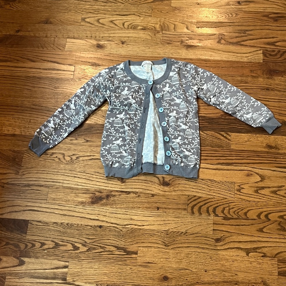 Matilda Jane Charcoal and Sky Cardigan